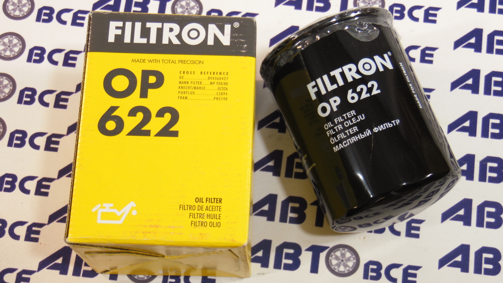 Фильтр масла OP622 FILTRON